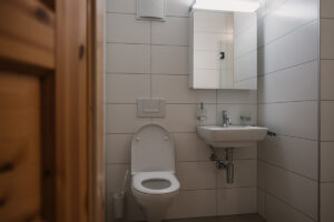 4.5 Zimmer- WC mit Zugang zu der Dusche